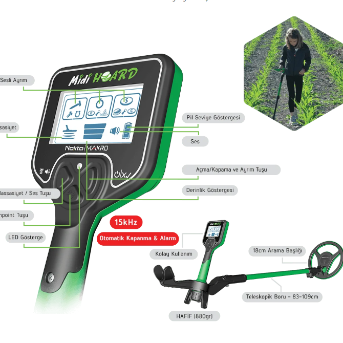 Nokta Midi Hoard Dedektör
