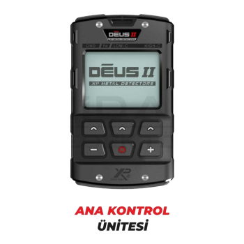 XP Deus 2 Dedektör - 22,5cm FMF Başlık, WS6 Kulaklık, Ana Kontrol Ünitesi