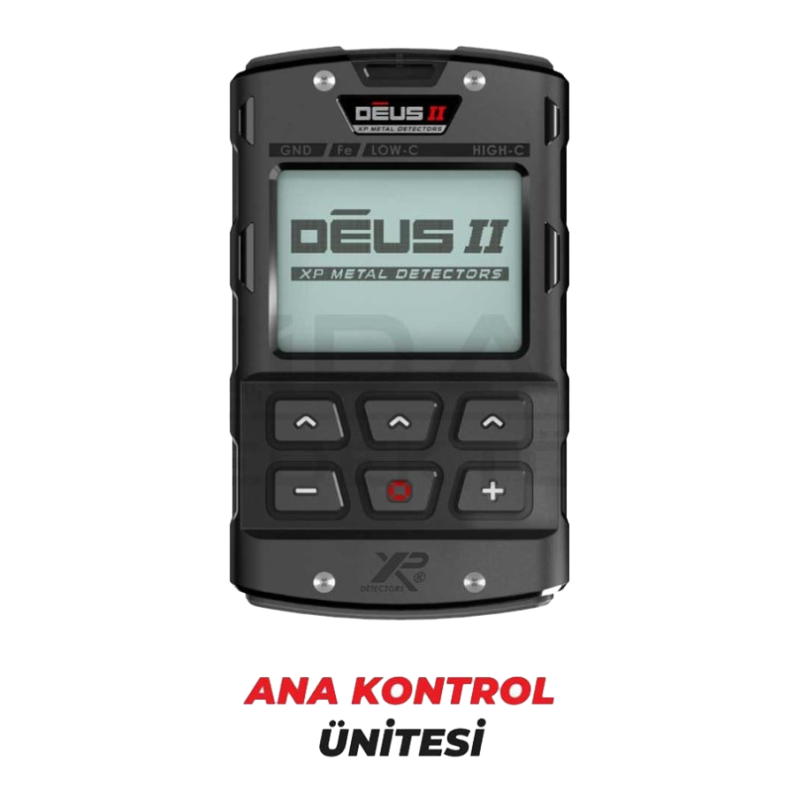 XP Deus 2 Dedektör - 22,5cm FMF Başlık, WS6 Kulaklık, Ana Kontrol Ünitesi