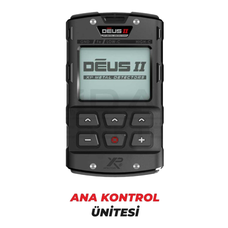 XP Deus 2 Dedektör - 34x28cm FMF Başlık, WS6 Kulaklık, Ana Kontrol Ünitesi