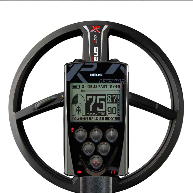 XP DEUS 28 cm Başlık ve Ana Kontrol Ünitesi