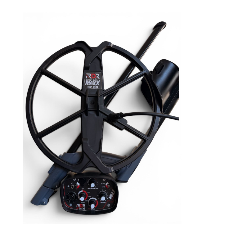 RDR DEDEKTÖRRDR Deep Pro Maxx Derin Arama Dedektörü - 6 kHz 32cm Başlıklı Paket