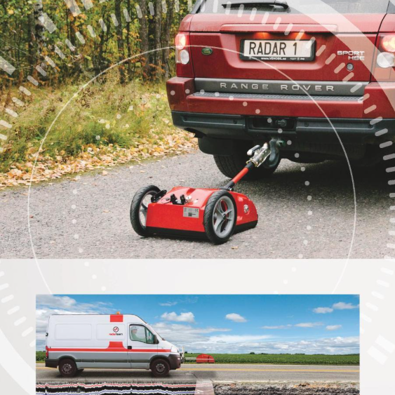 Radar Team Cobra Wireless GPR Yer Altı Görüntüleme sistemi